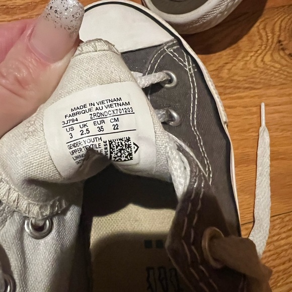 Classic Black Kids Sneakers - Picture 5 of 5